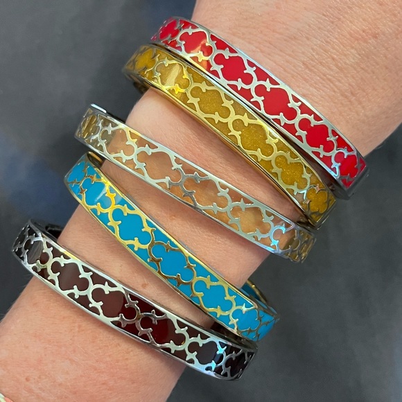 AHC Harmony Bracelet; translucent rust and silver - Picture 4 of 4